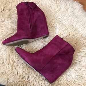 Pink boots from Cole Haan